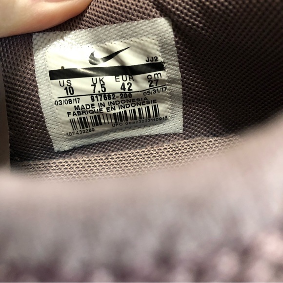 Nike Womens Dualtone Racer 917682-200 Plum Fog Running Shoes Sneakers Size 10 - Picture 9 of 9